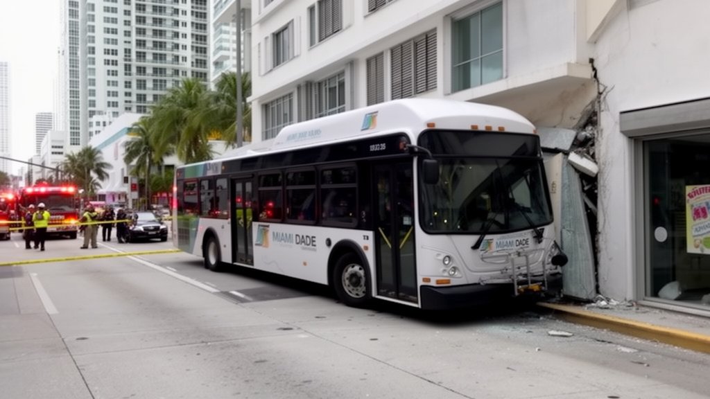 Miami-Dade Bus Slams Into Miami Beach Building: Video Released